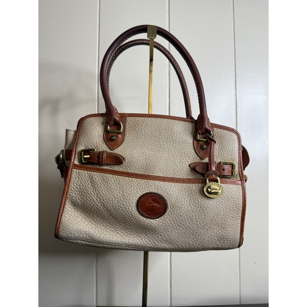 Dooney & Bourke Satchel Handbag Purse Women's Leather Handle Made in USA